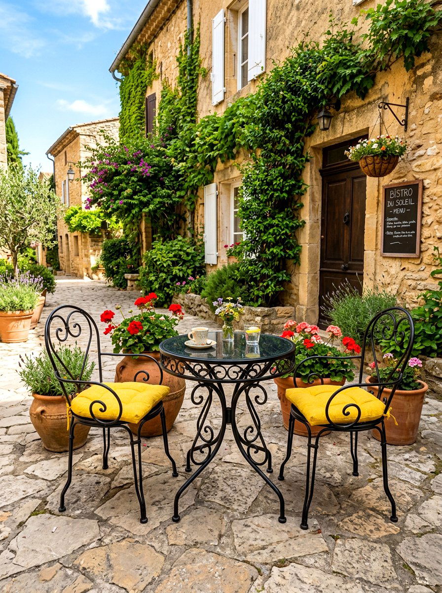Small Bistro Set - 30 intimate patio ideas