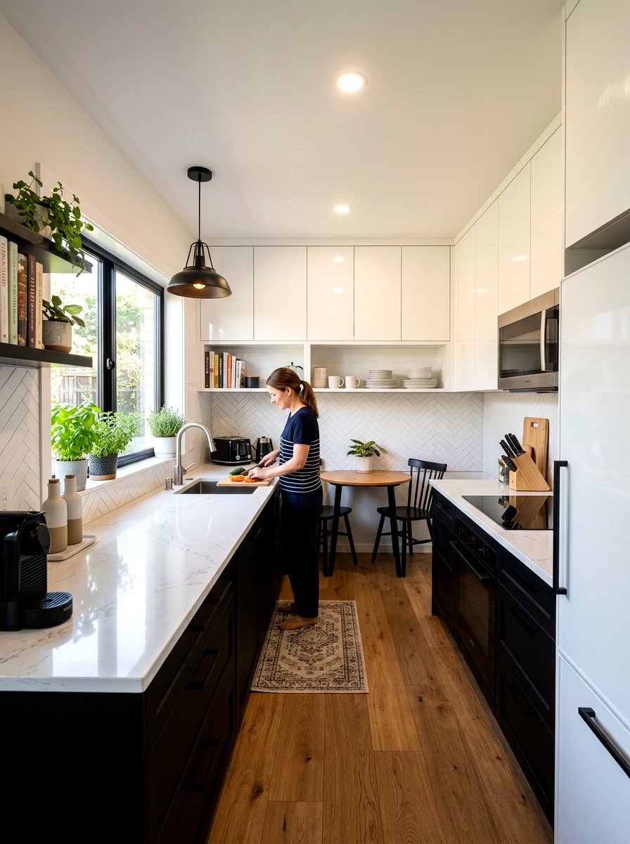 Small Black And White Kitchen - 30 black and white kitchen ideas