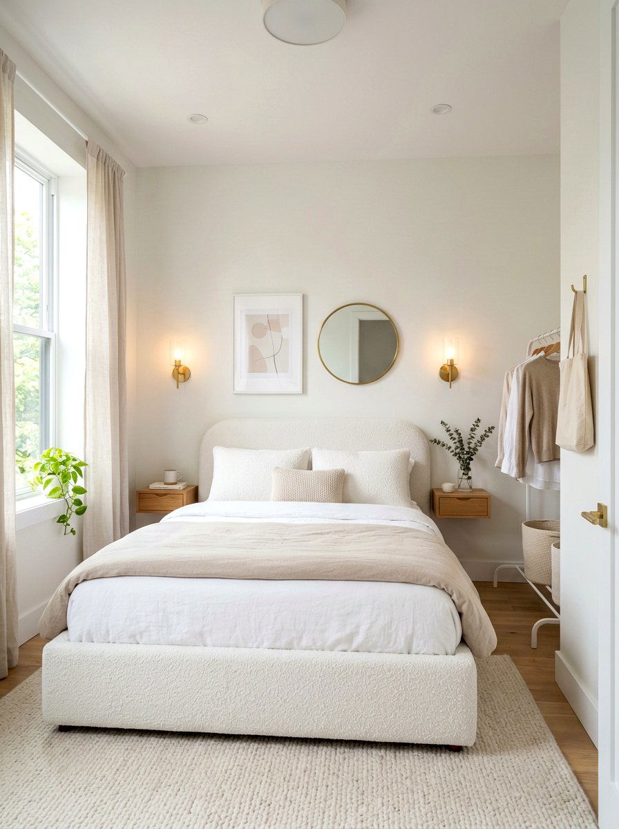Small Boucle Bedroom - 30 boucle bedroom ideas