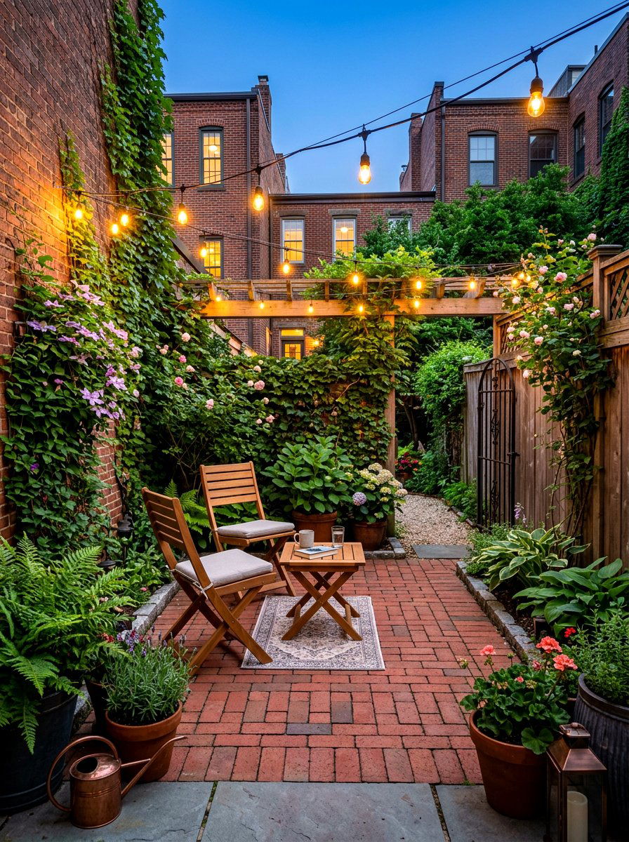 Small Brick Patio - 30 brick patio ideas