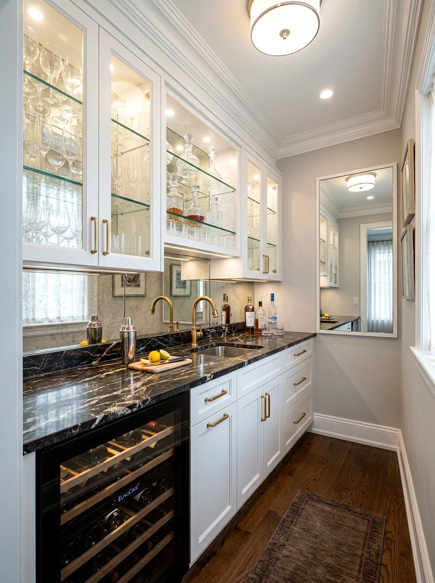 Small Butlers Pantry - 30 small prep kitchen ideas