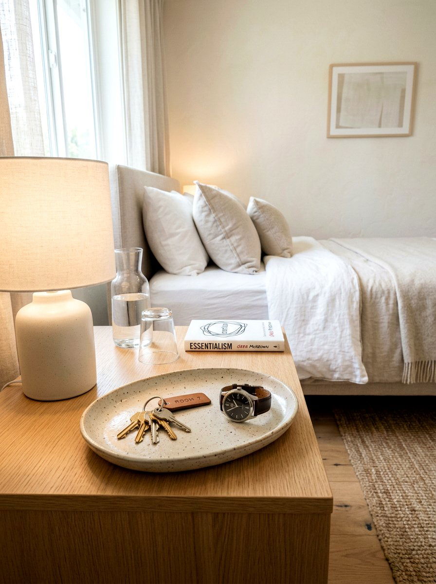 Small Catchall Tray - 30 organizing a guest room ideas