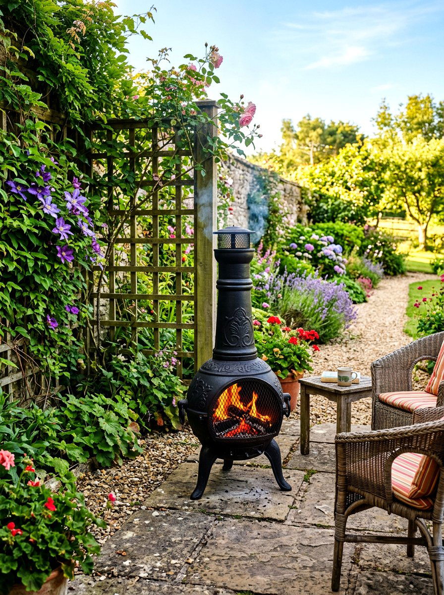 Small Chiminea Fire Pit - 30 portable fire pit ideas
