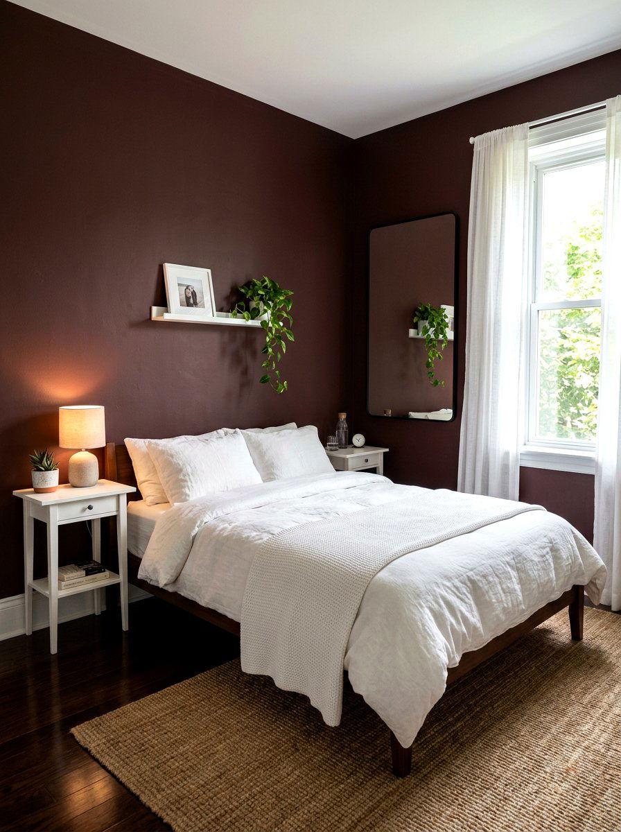 Small Chocolate Cherry Bedroom - 30 chocolate cherry bedroom ideas