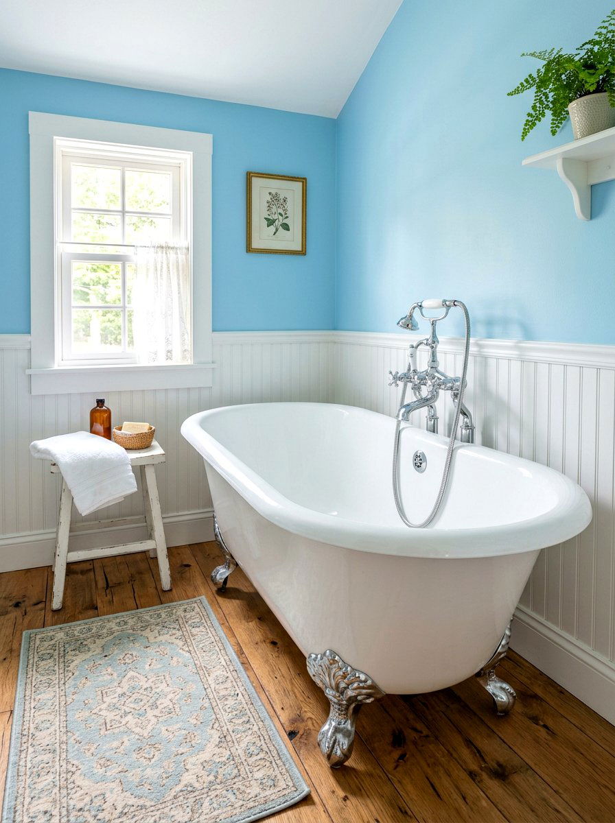 Small Clawfoot Tub - 30 tiny house bathroom ideas