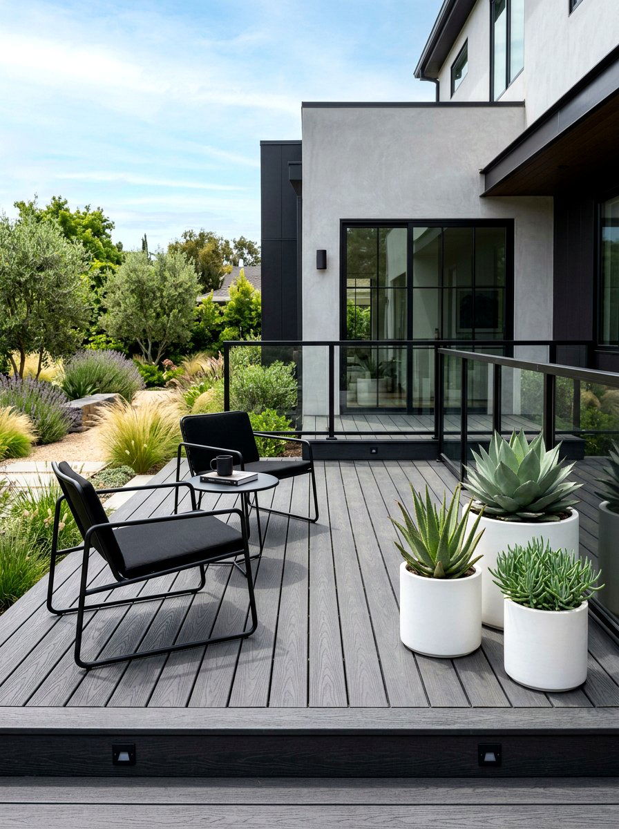 Small Composite Decking - 30 small deck ideas