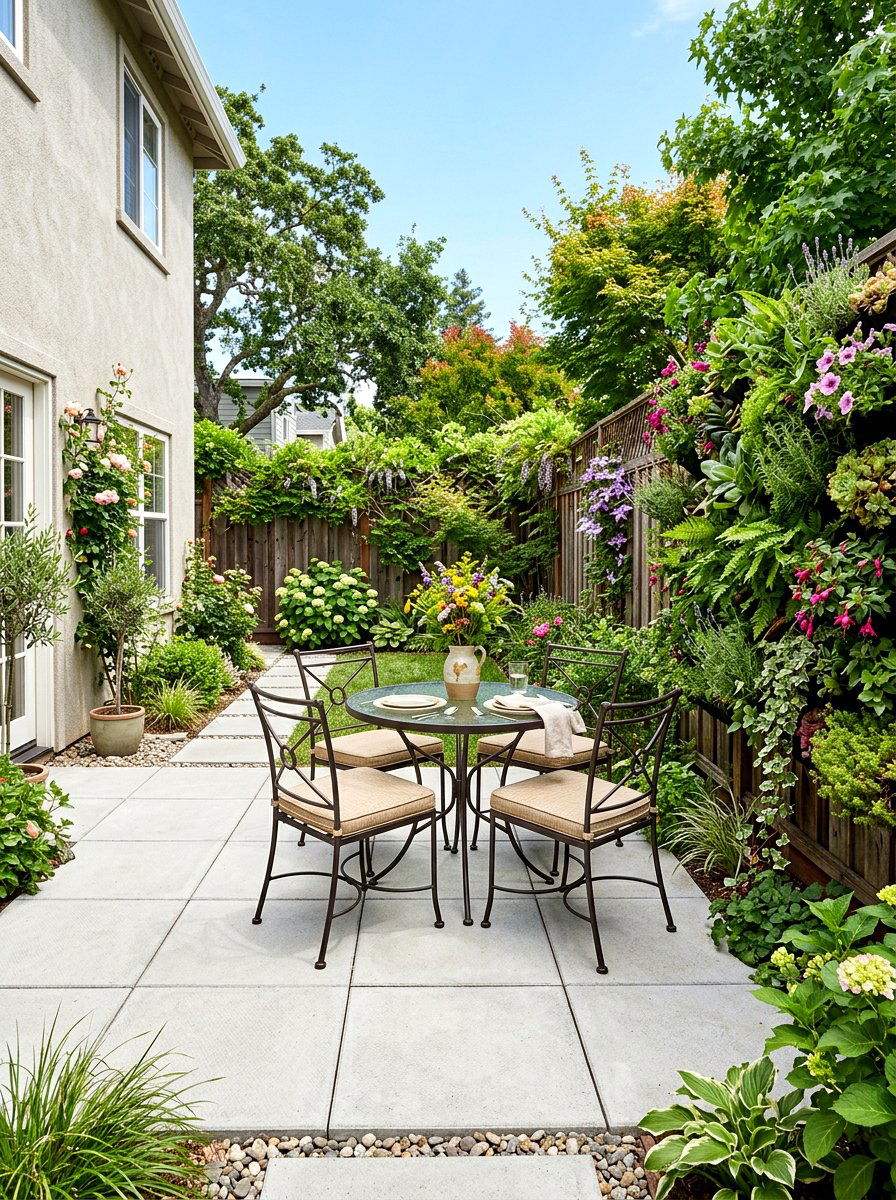 Small Concrete Patio - 30 concrete patio ideas