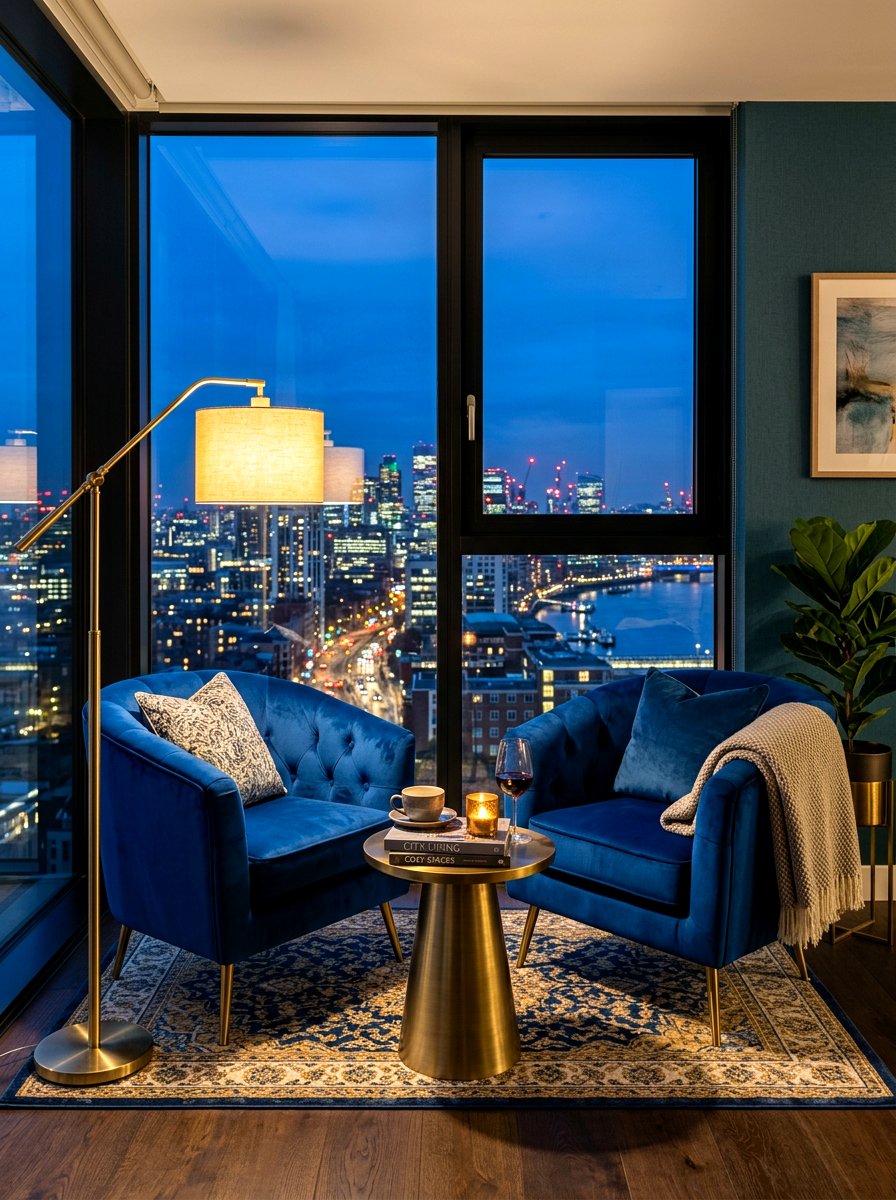 Small Conversation Nook Setup - 30 holiday hosting room ideas