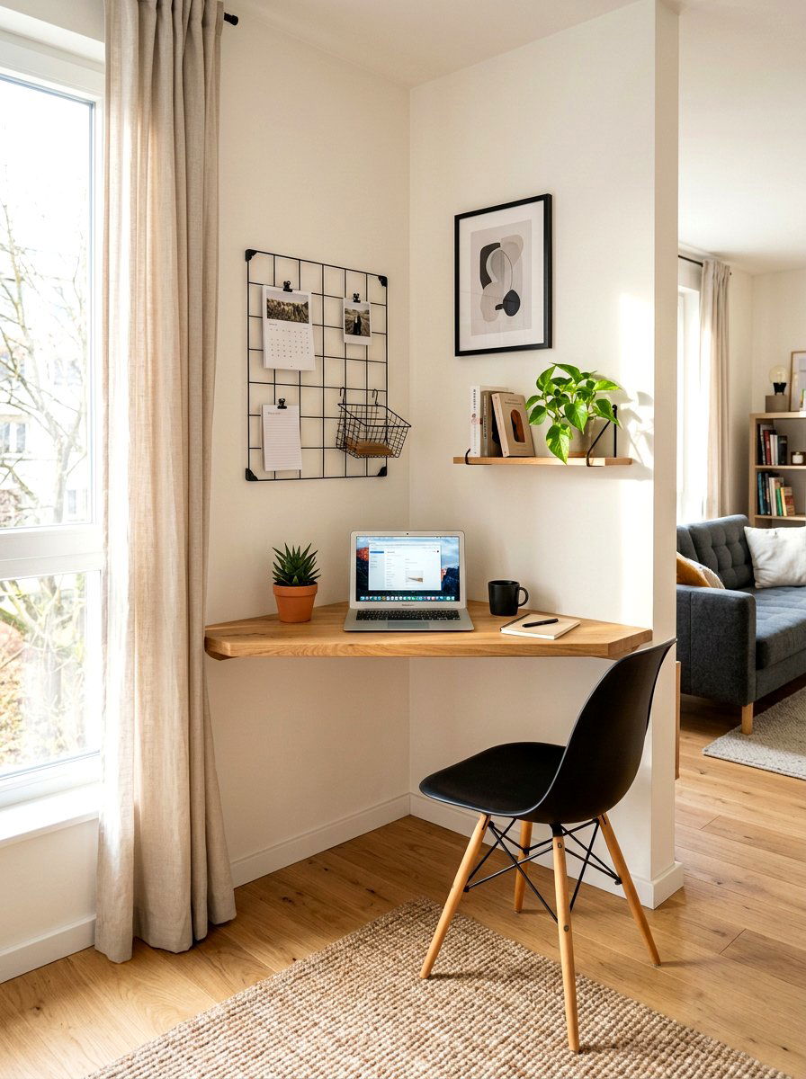 Small Corner Desk - 30 study hall nook ideas