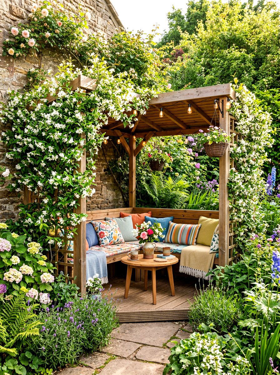 Small Corner Gazebo - 30 cozy gazebo ideas