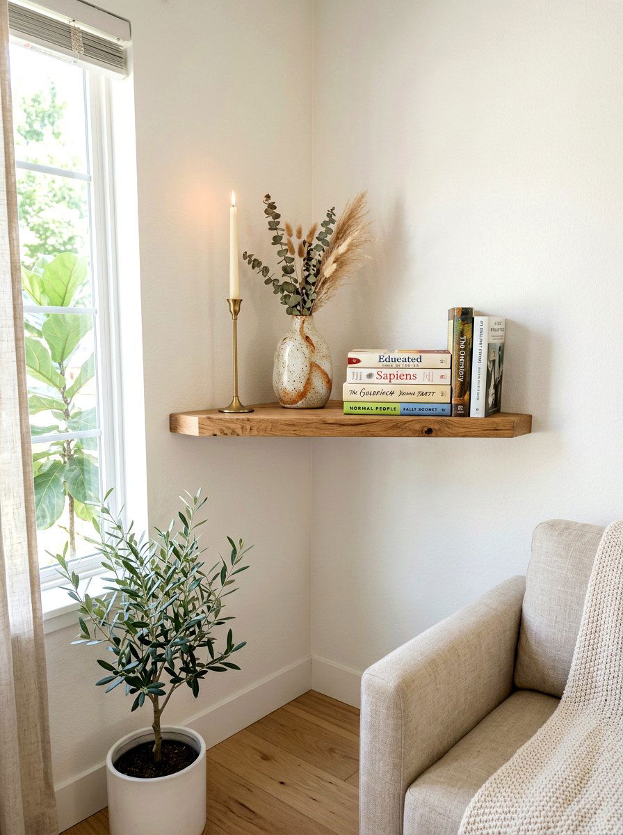 Small Corner Shelf - 30 shelf styling for Instagram ideas