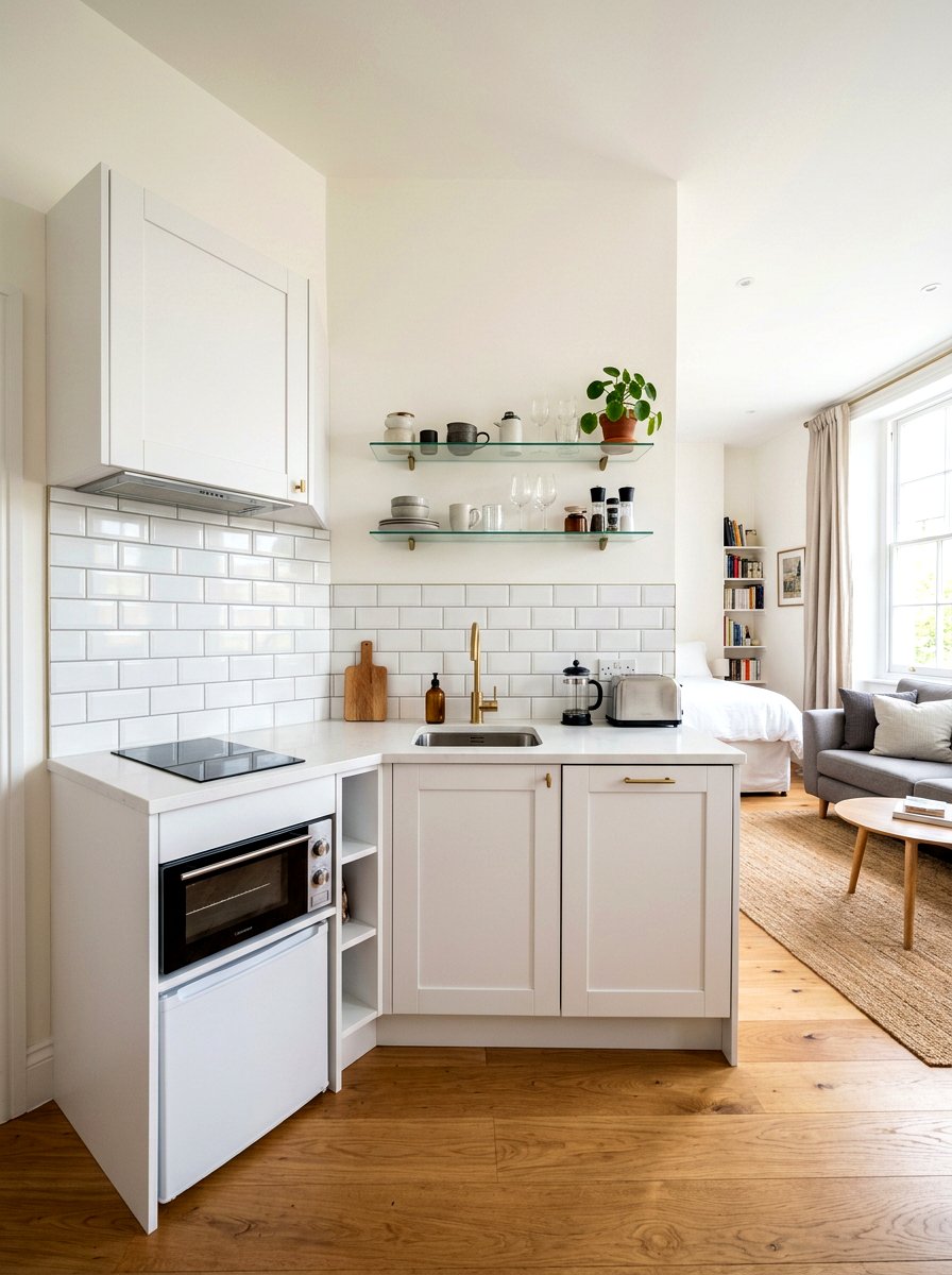 Small Corner Studio Kitchen - 30 studio kitchen ideas