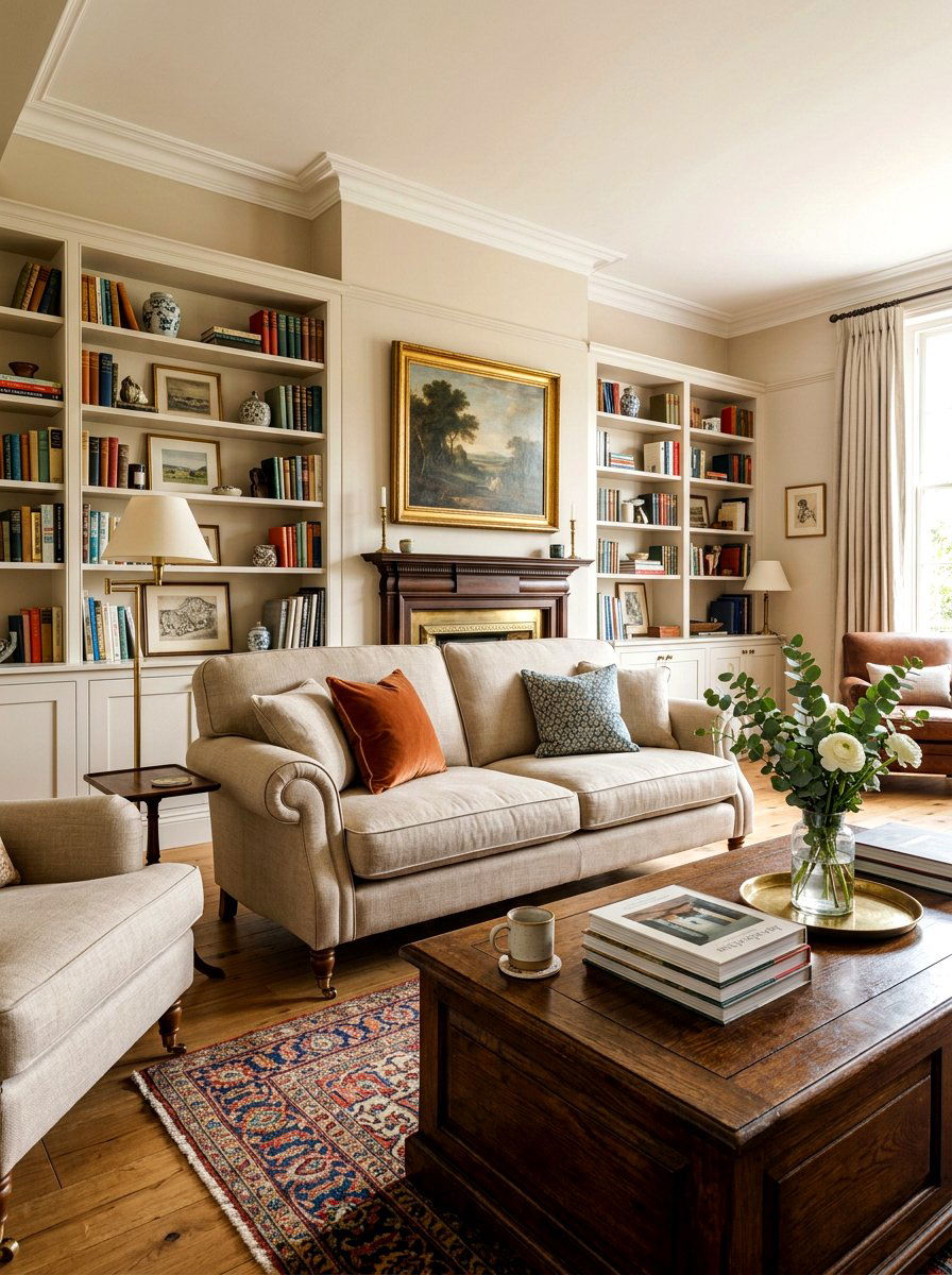 Small Country Manor - 30 country manor living room ideas