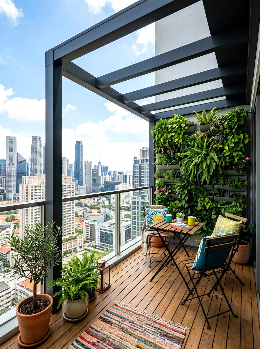Small Covered Apartment Deck - 30 covered deck ideas