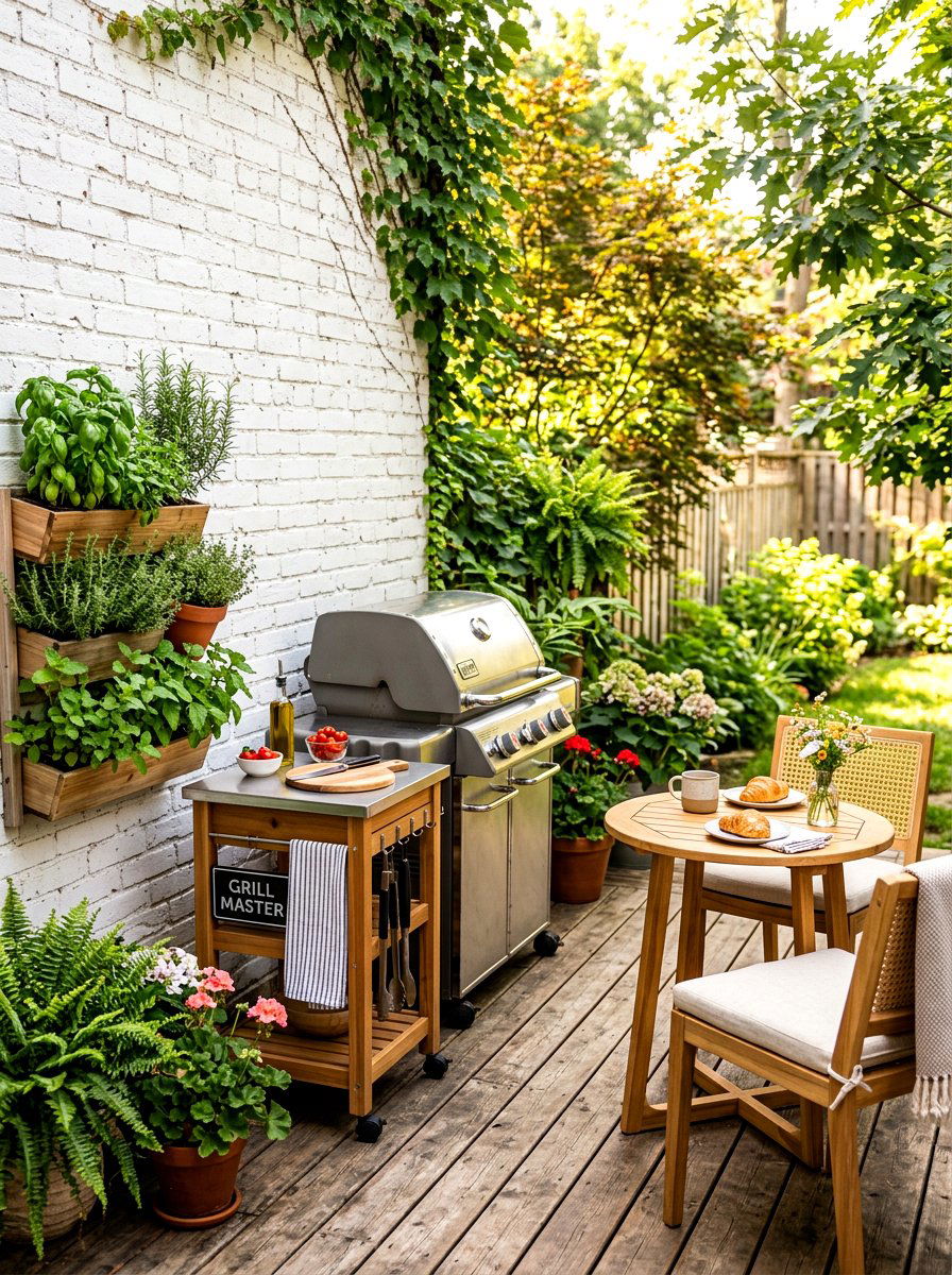 Small Deck Grill - 30 deck grill station ideas