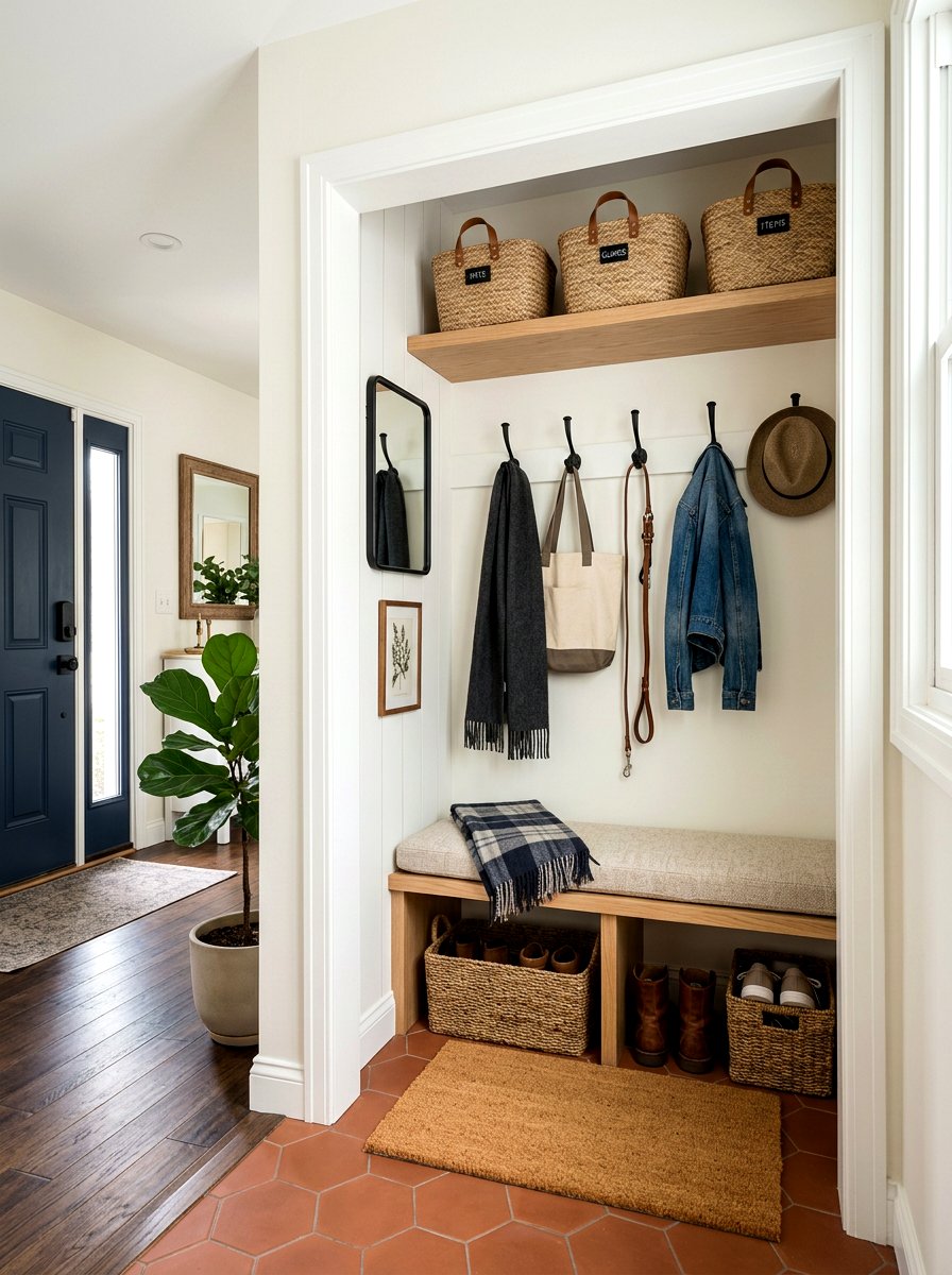 Small Entry Closet - 30 entry closet mudroom ideas