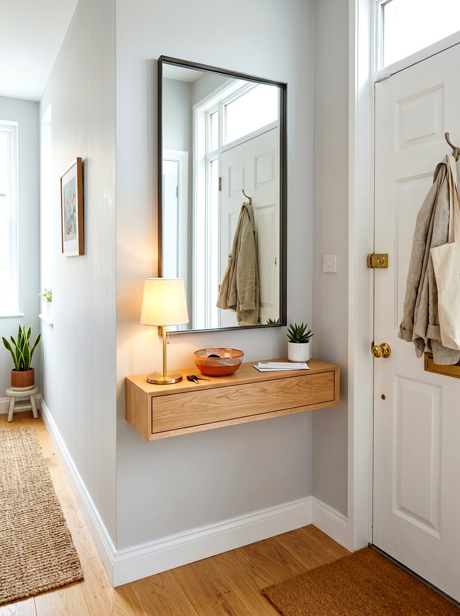 Small Entryway Console - 30 layered entry table ideas