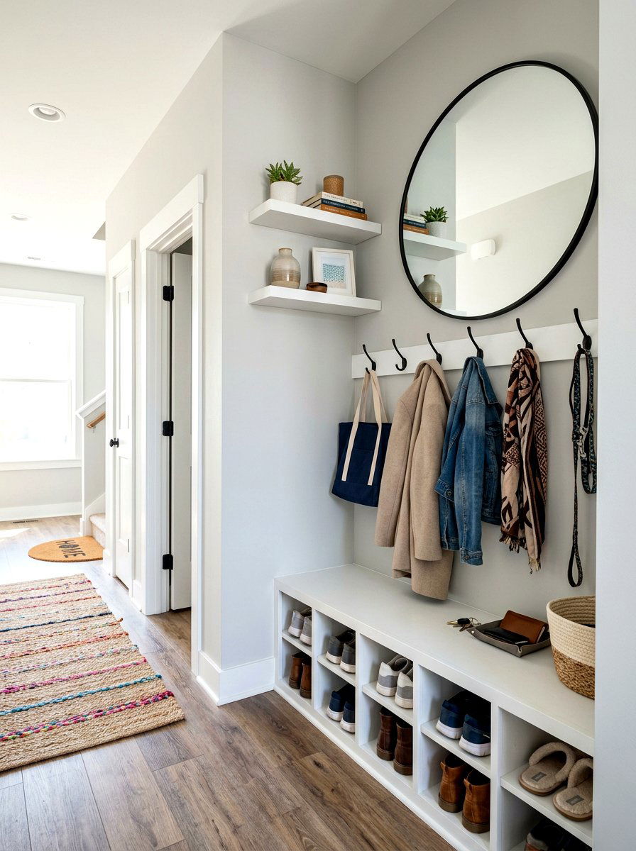 Small Entryway Mudroom - 30 mudroom aesthetic ideas
