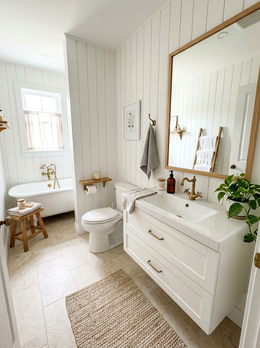 Small Farmhouse Bathroom - 30 farmhouse bathroom ideas