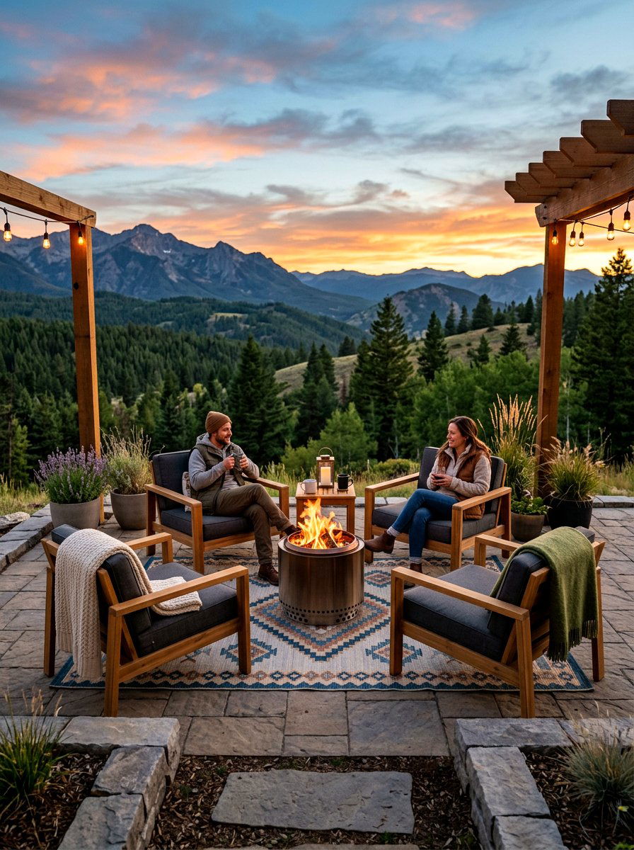 Small Fire Pit - 30 small backyard ideas