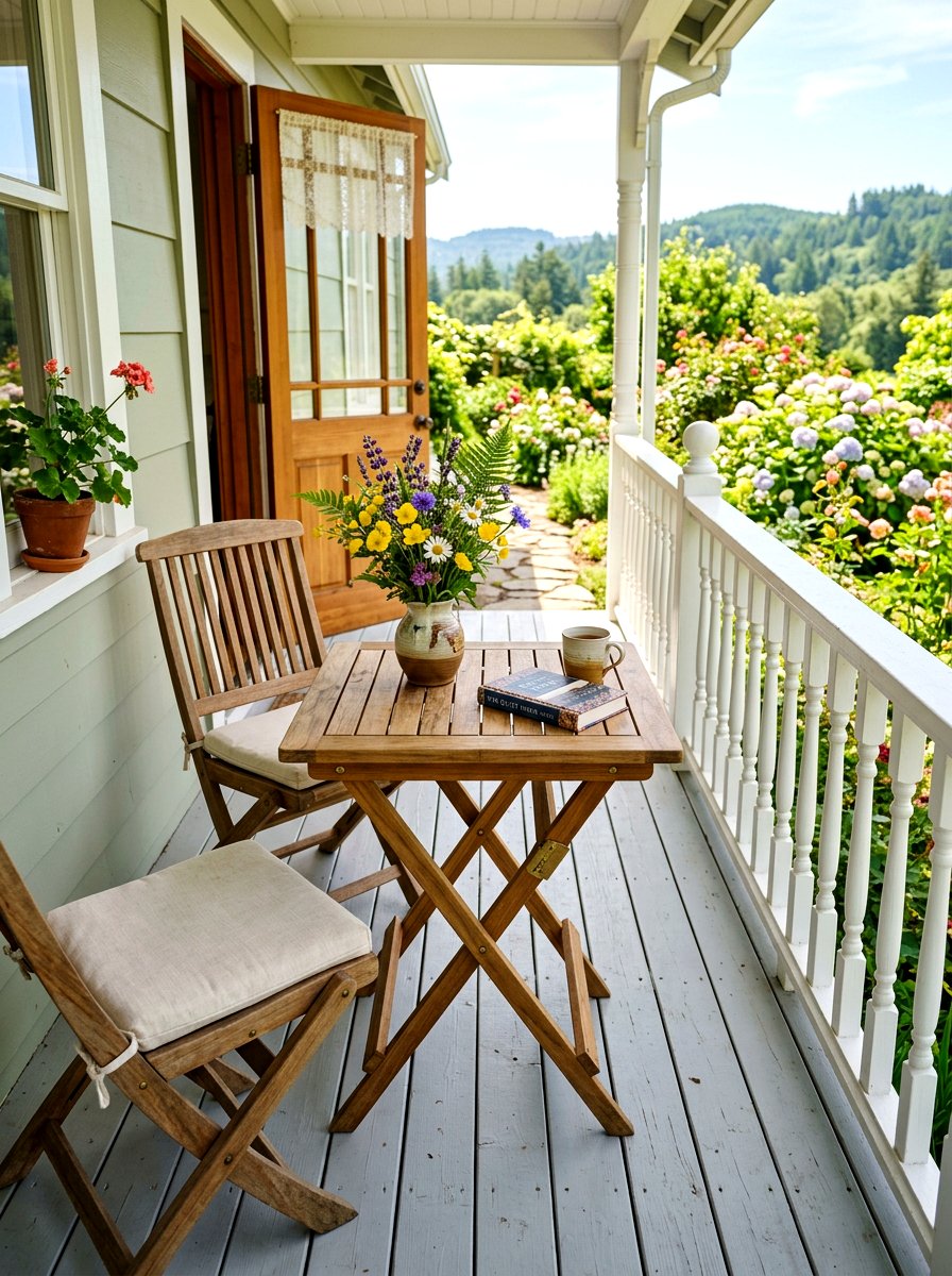 Small Folding Table - 30 porch furniture ideas