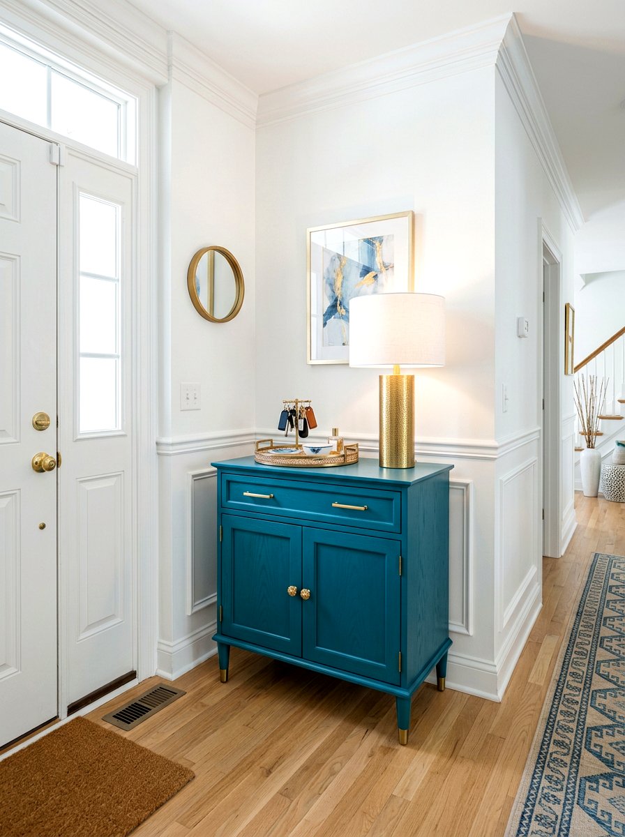 Small Foyer Cabinet - 30 small entry storage ideas