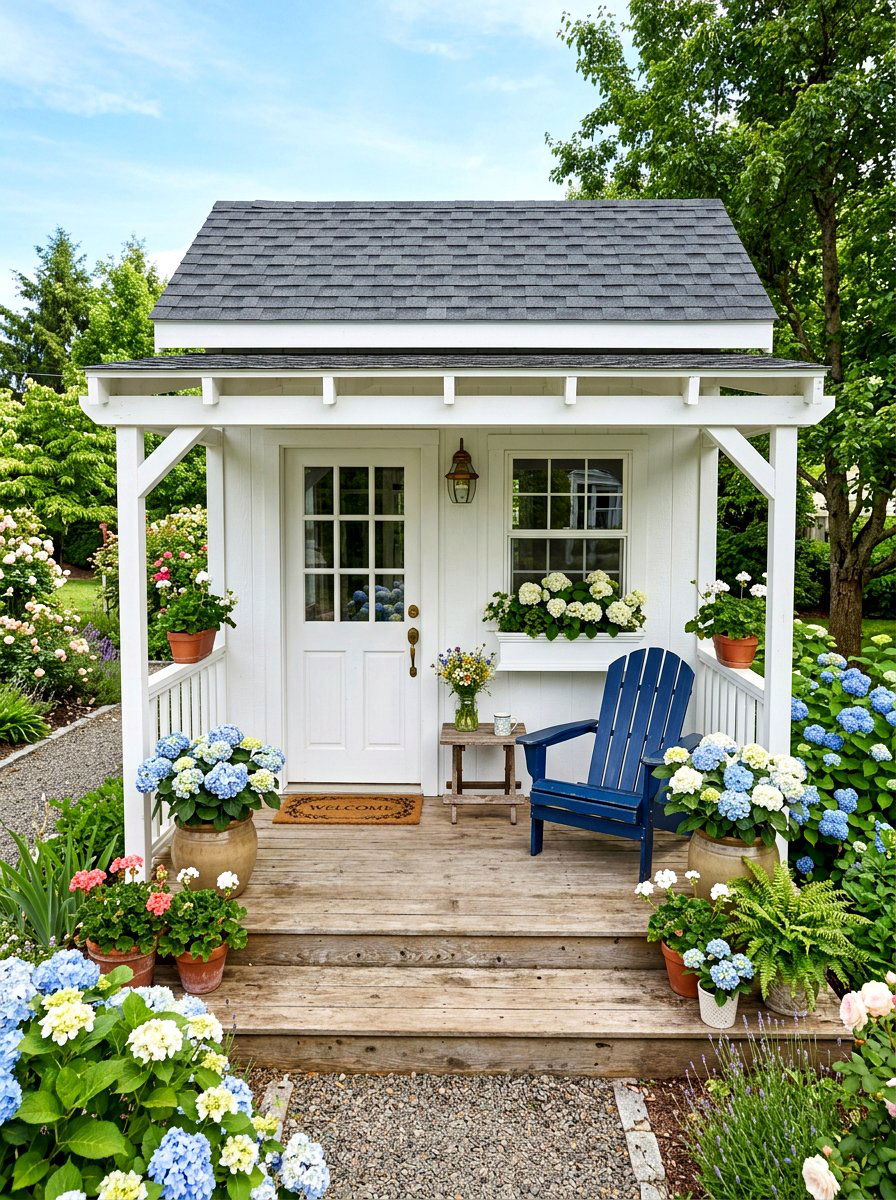 Small Front Porch - 30 shed porch ideas