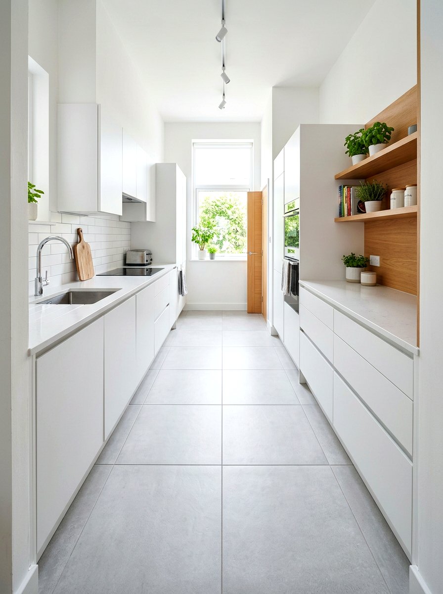 Small Galley Kitchen Tile Floor - 30 tiny galley kitchen ideas