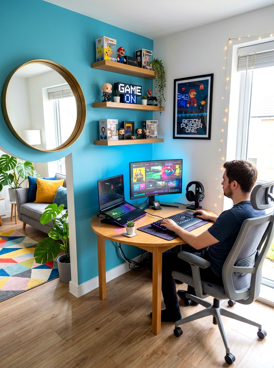 Small Gaming Nook - 30 poker room ideas