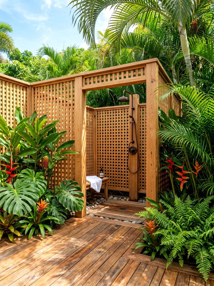 Small Gap Privacy Lattice - 30 lattice fence ideas