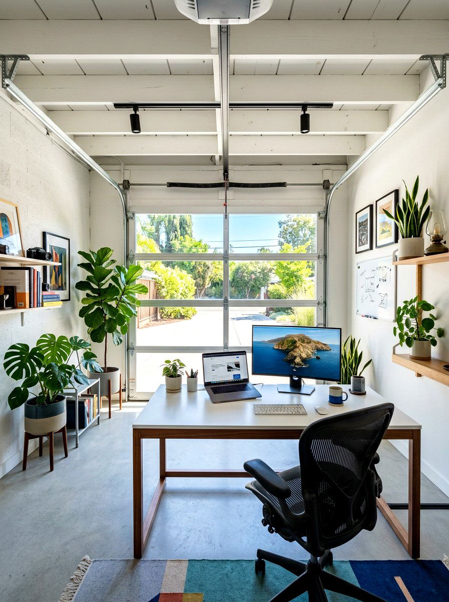Small Garage Office - 30 small garage ideas