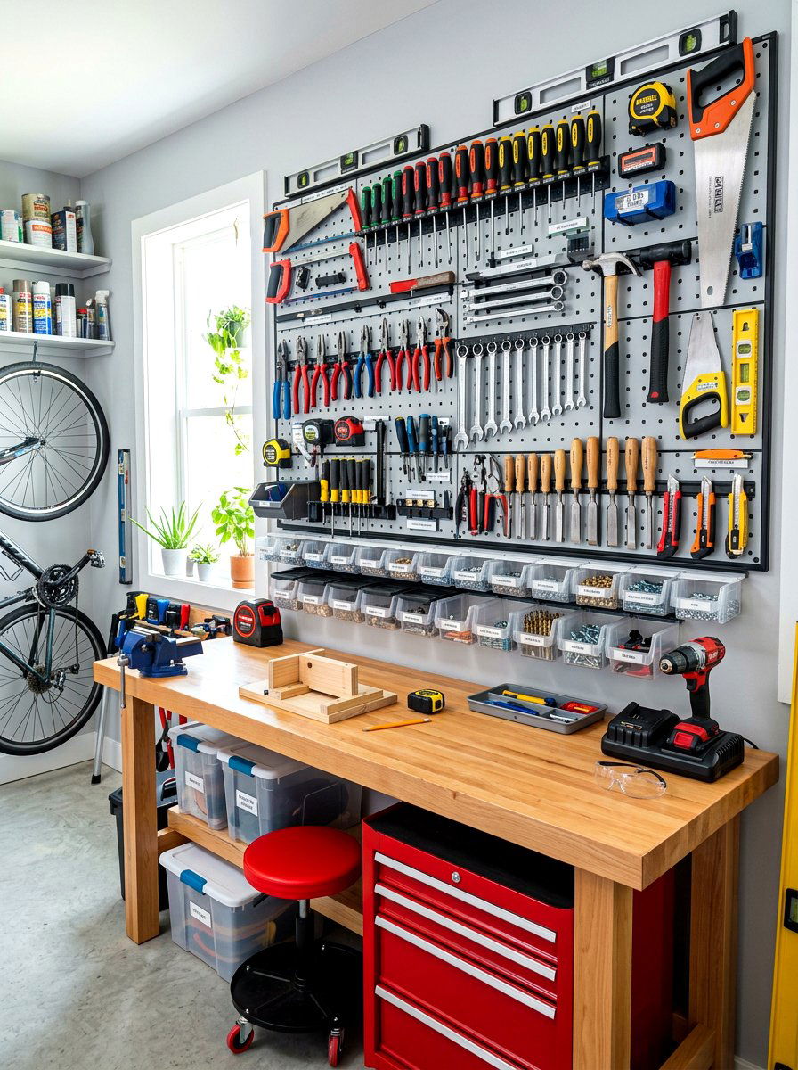 Small Garage Tool Wall - 30 tool wall ideas