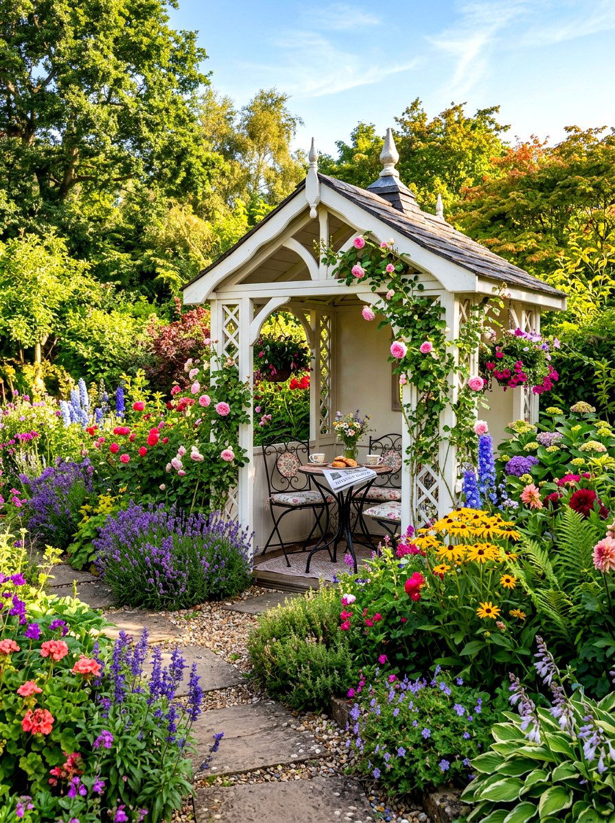 Small Garden Pavilion - 30 outdoor retreat pavilion ideas