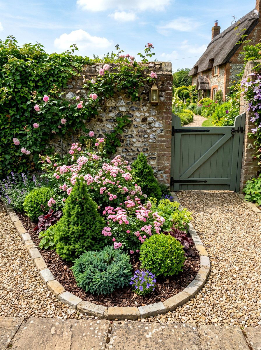 Small Gate Flower Bed - 30 front gate flower bed ideas