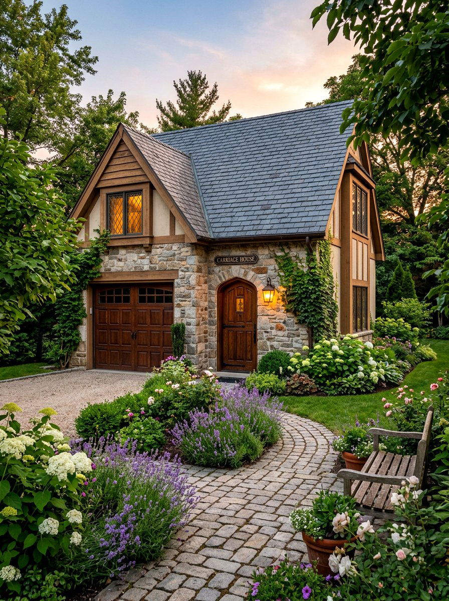 Small Guest Carriage House - 30 carriage house exterior ideas aesthetic