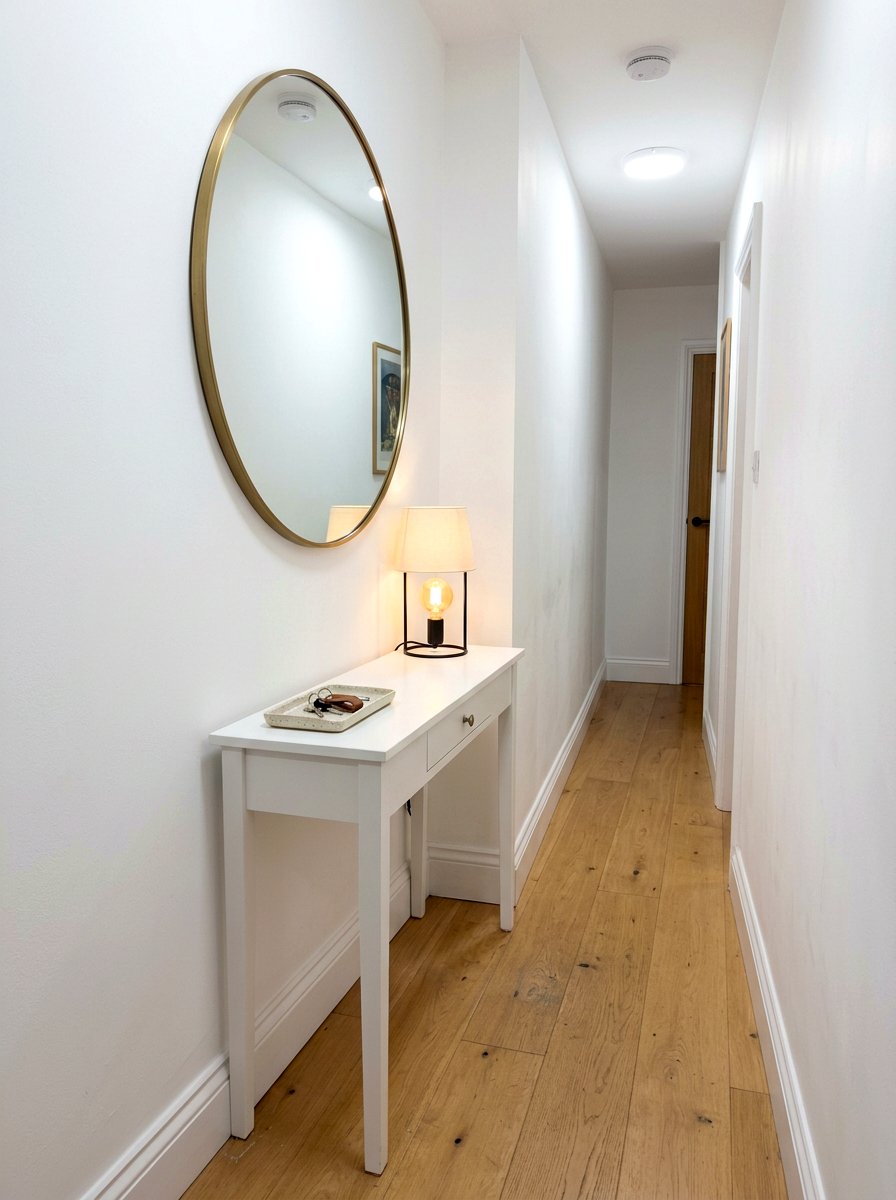 Small Hallway Console Table - 30 console styling ideas