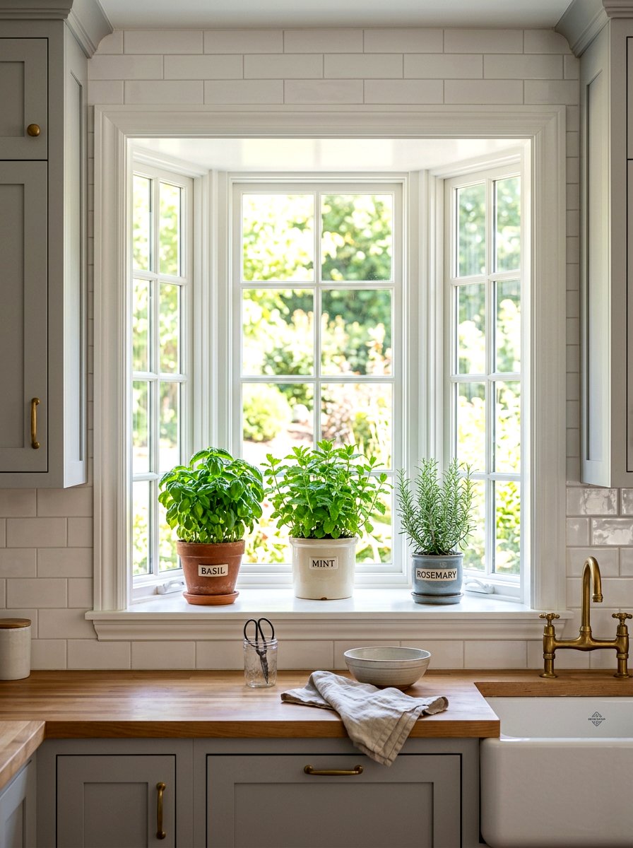 Small Herb Garden Window - 30 greenhouse window kitchen ideas