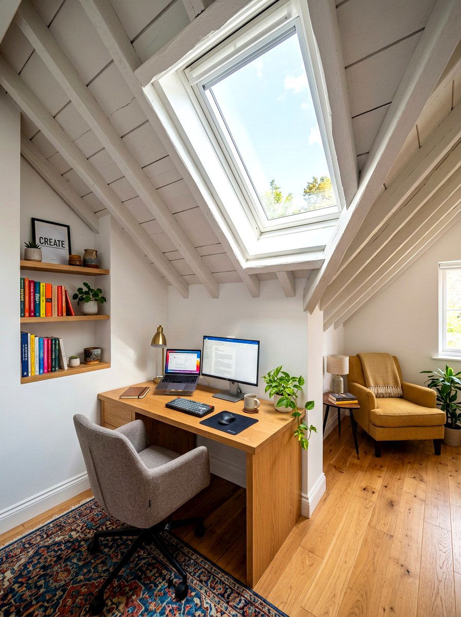 Small Home Office Attic Space - 30 small home office ideas