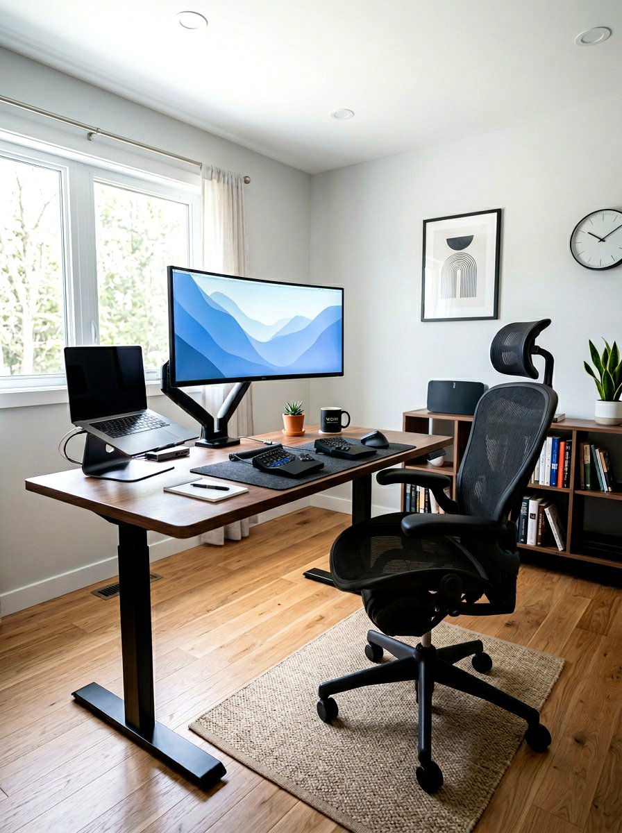 Small Home Office Ergonomic Setup - 30 small home office ideas