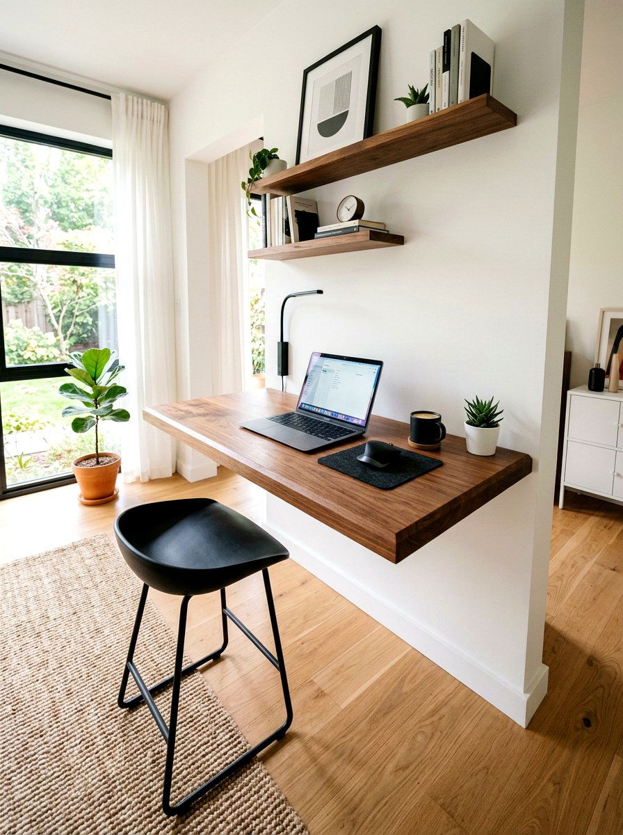 Small Home Office Wall Desk - 30 small home office ideas