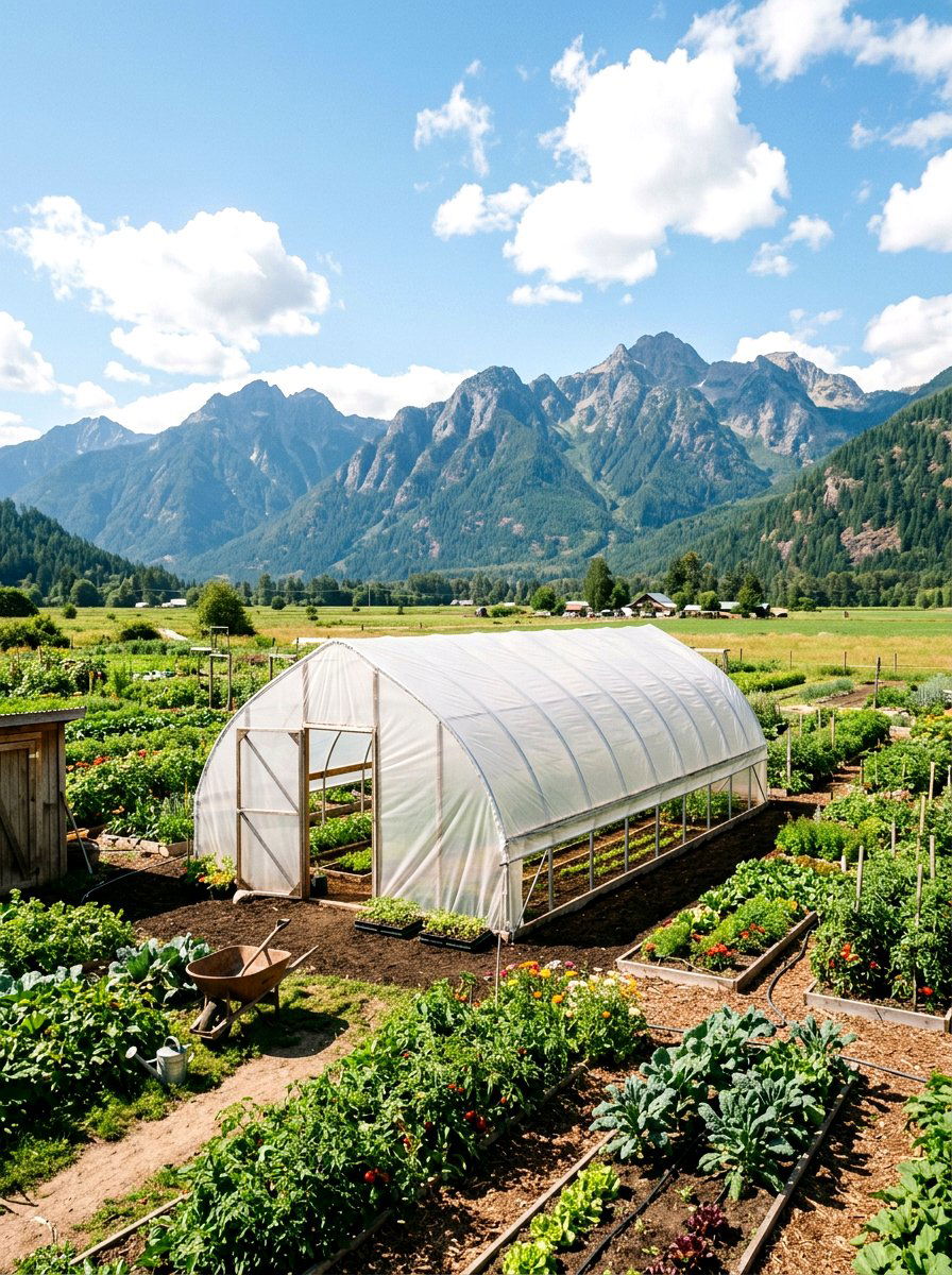 Small Hoop House - 30 small greenhouse ideas