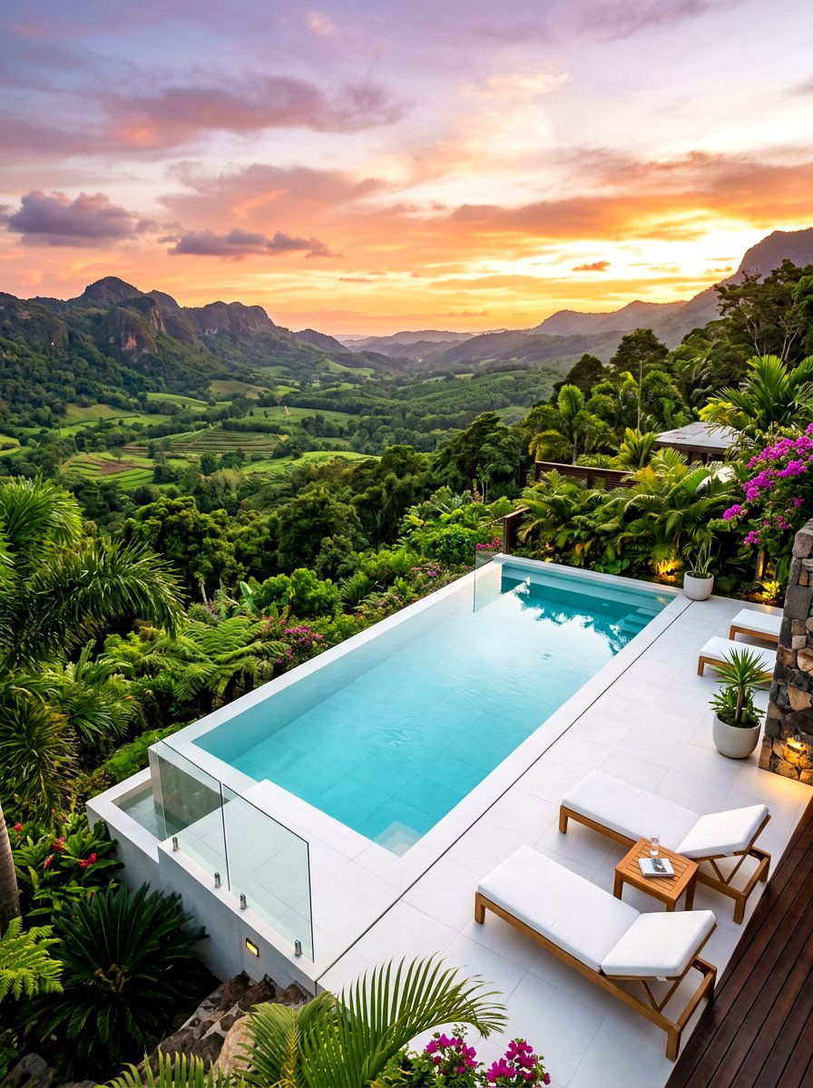 Small Infinity Pool - 30 small backyard pool ideas