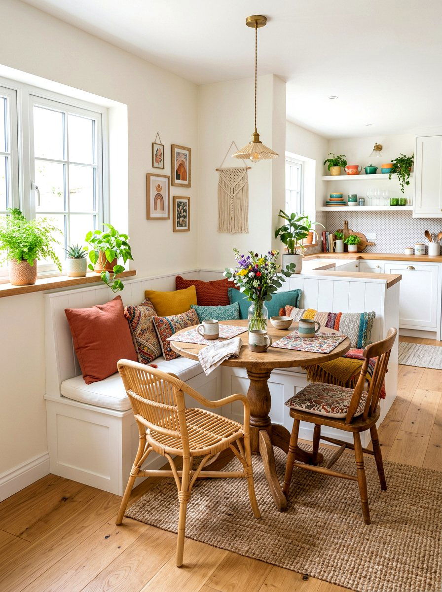Small Kitchen Breakfast Nook - 30 banquette dining room aesthetic ideas