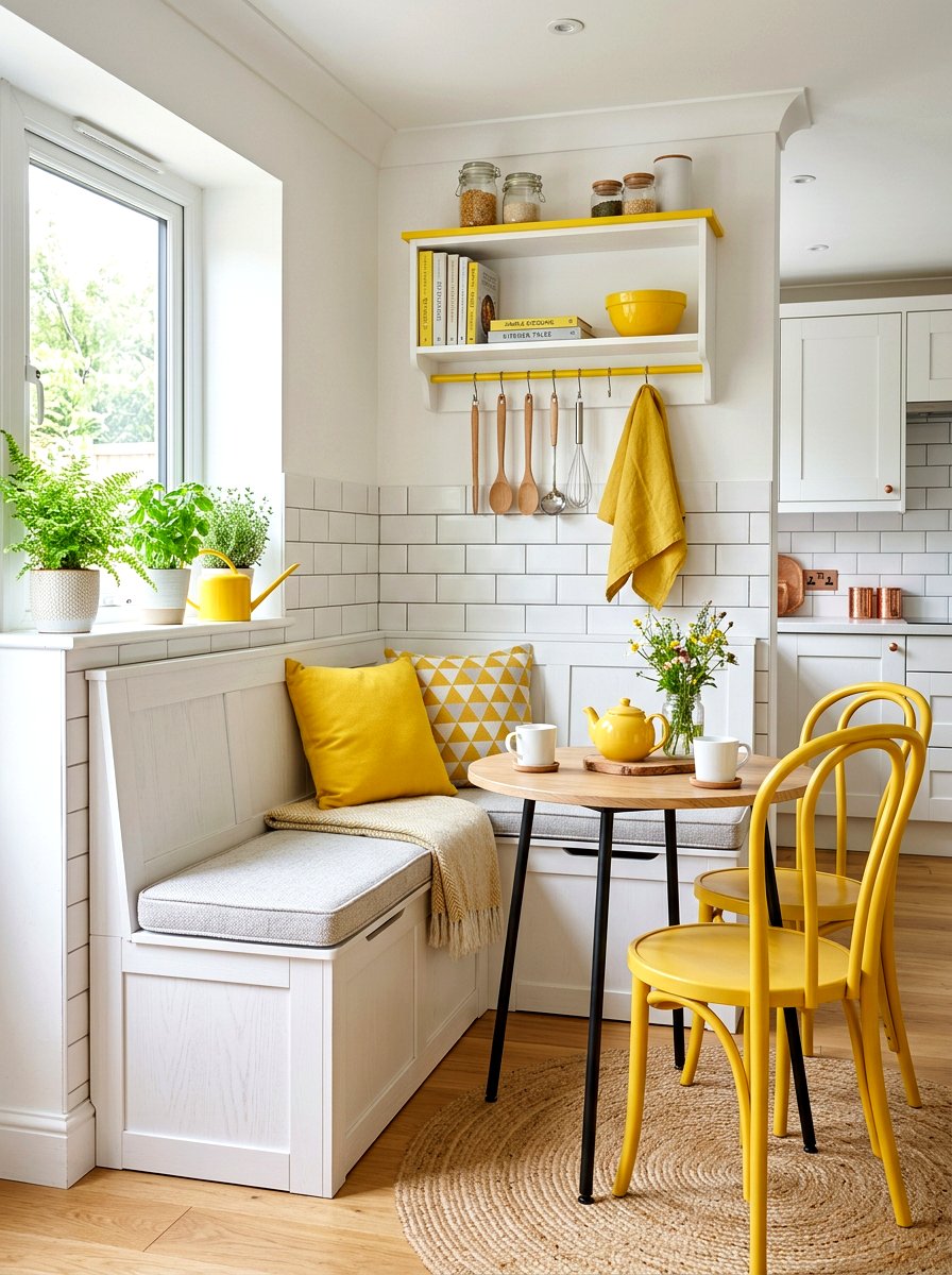 Small Kitchen Corner Storage Bench - 30 kitchen banquette storage ideas