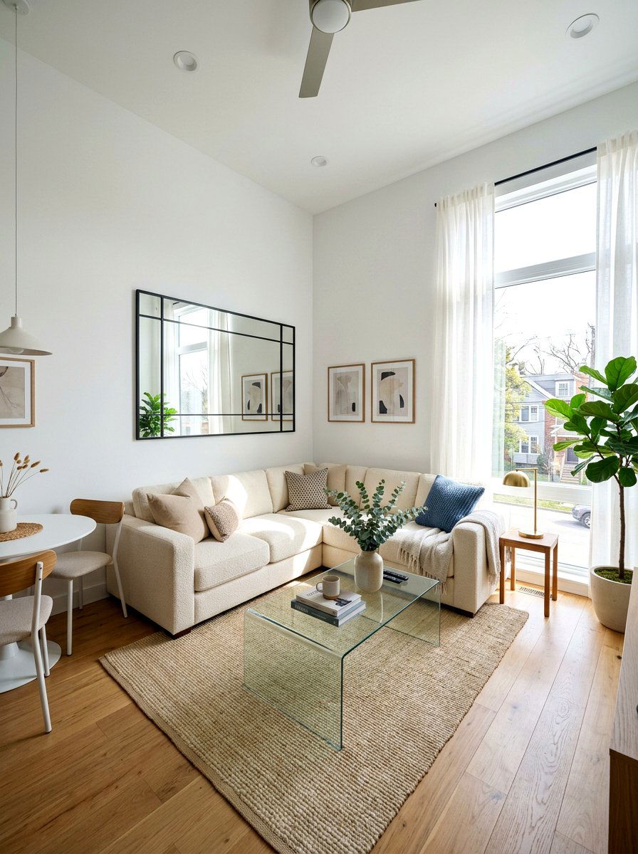 Small L Shaped Living Space - 30 L shaped living room ideas
