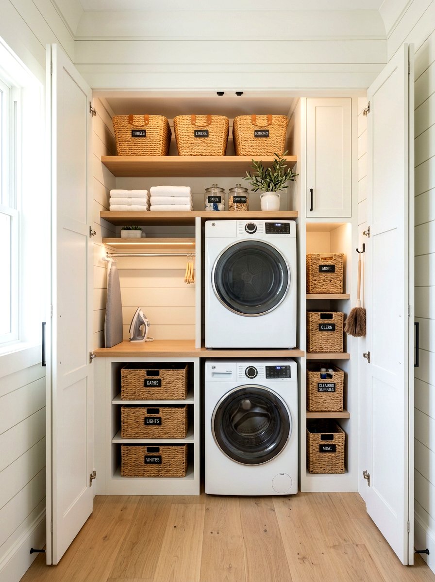 Small Laundry Closet - 30 laundry nook ideas