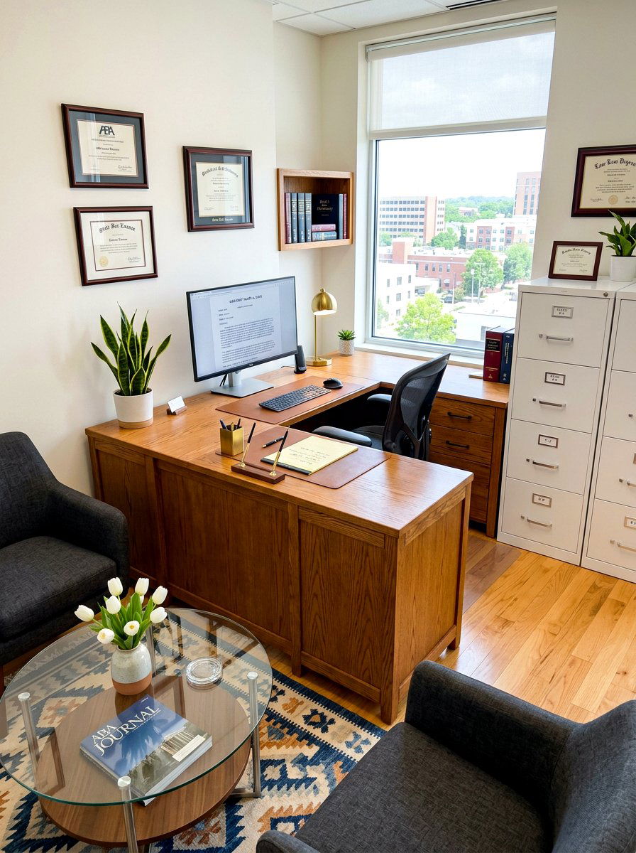 Small Legal Workspace - 30 attorney office ideas