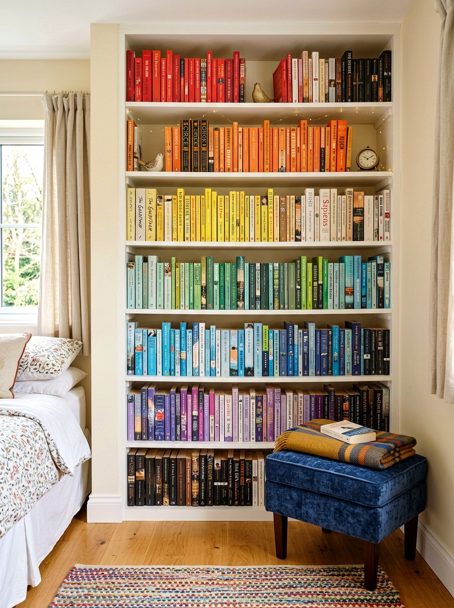 Small Library Shelves - 30 bedroom alcove ideas