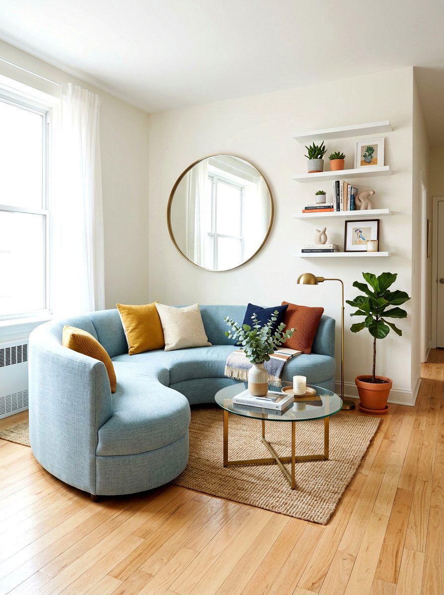 Small Living Room Curved Sectional - 30 curved sectional living room ideas