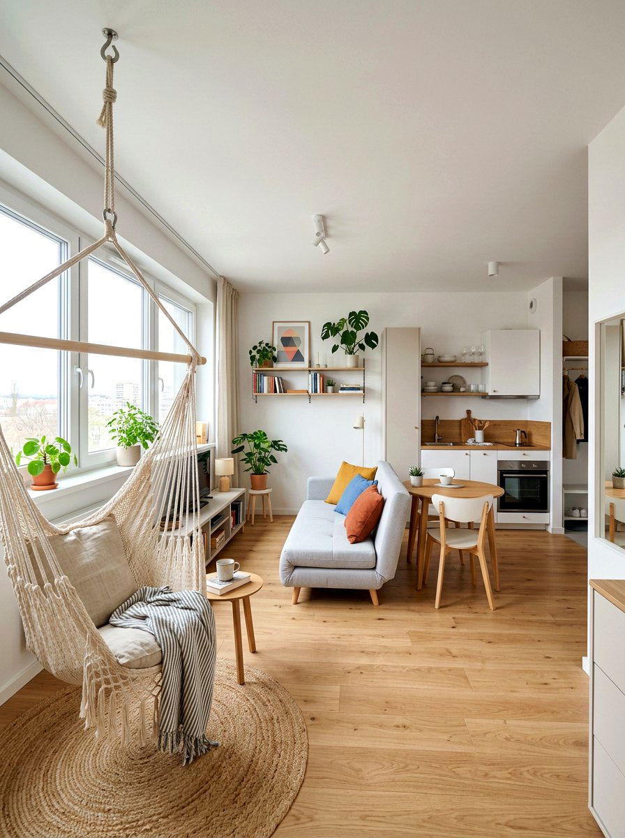 Small Living Room Hammock - 30 hammock chair ideas